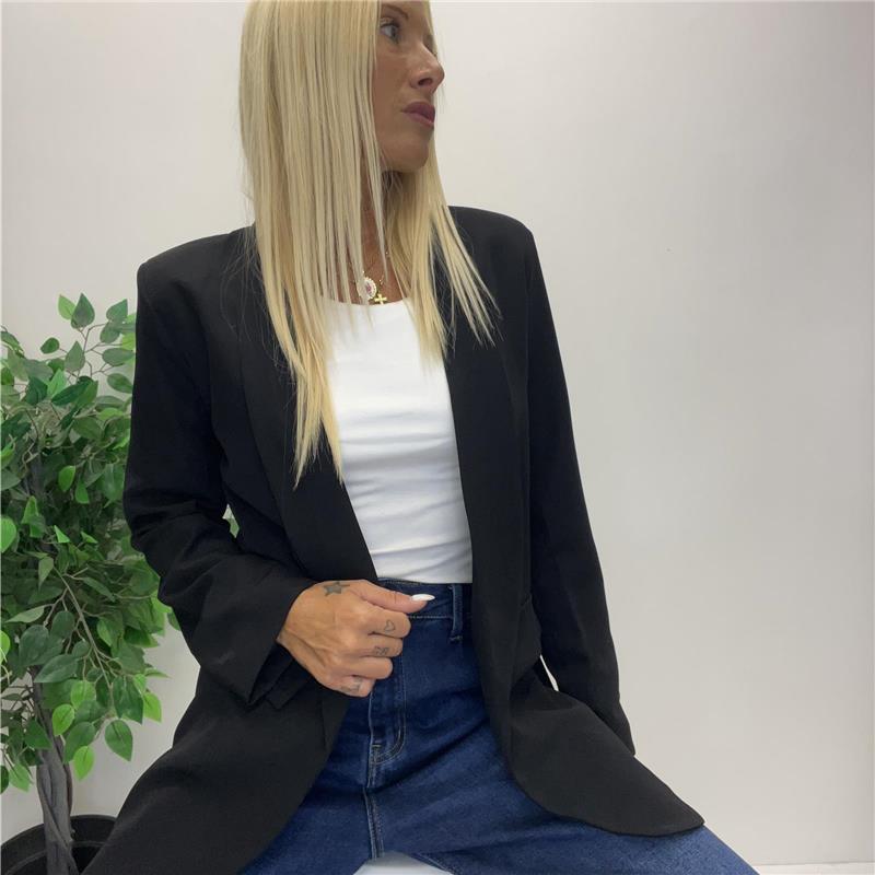 blazer con manica regolare bis